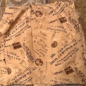 100% silk wrap skirt.  Sz 16, see measurements.